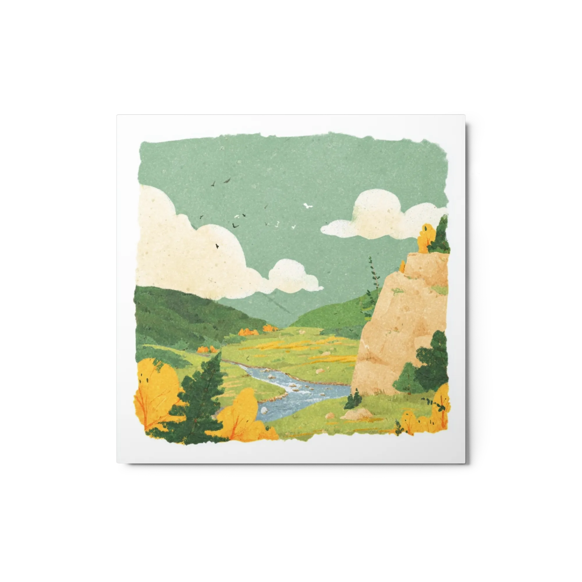 Serene Valley Stream