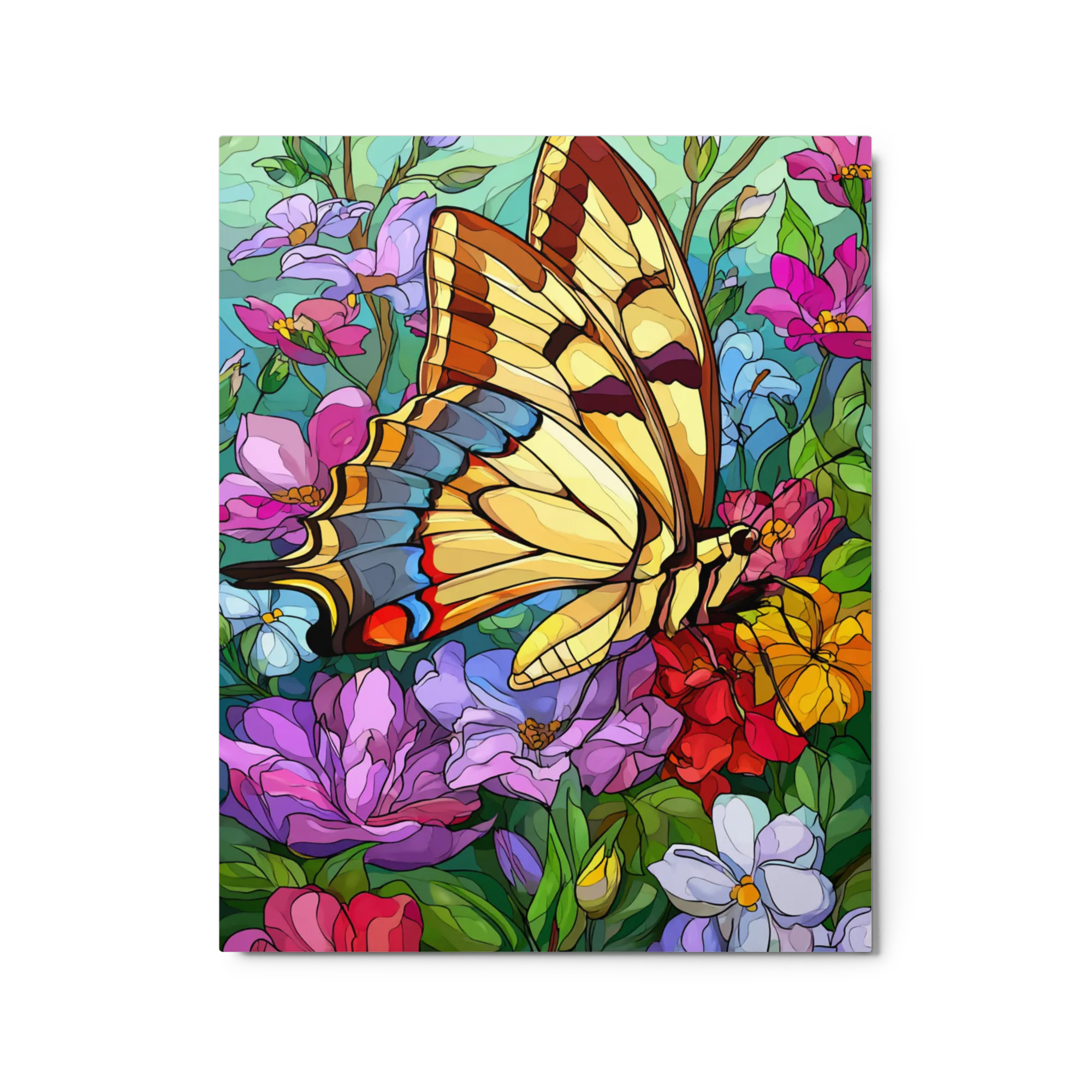 Stained Glass Swallowtail | Art Print