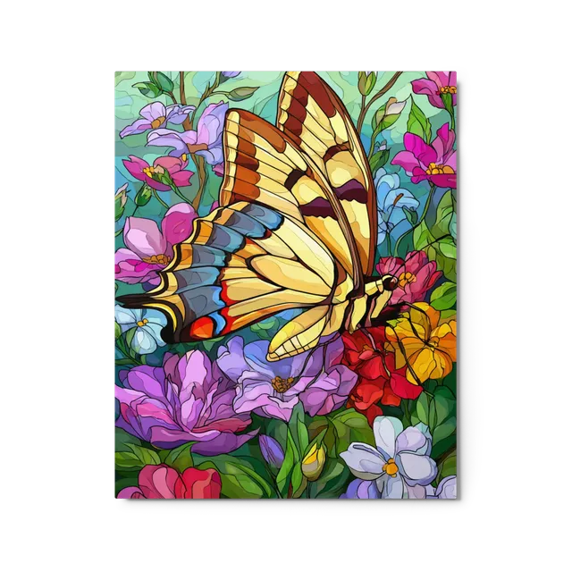 Stained Glass Swallowtail | Art Print