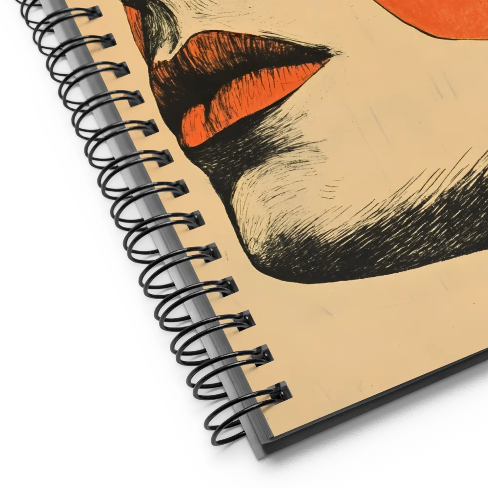 Stylized Pop Art Portrait 
 Spiral Notebook | 140 pages