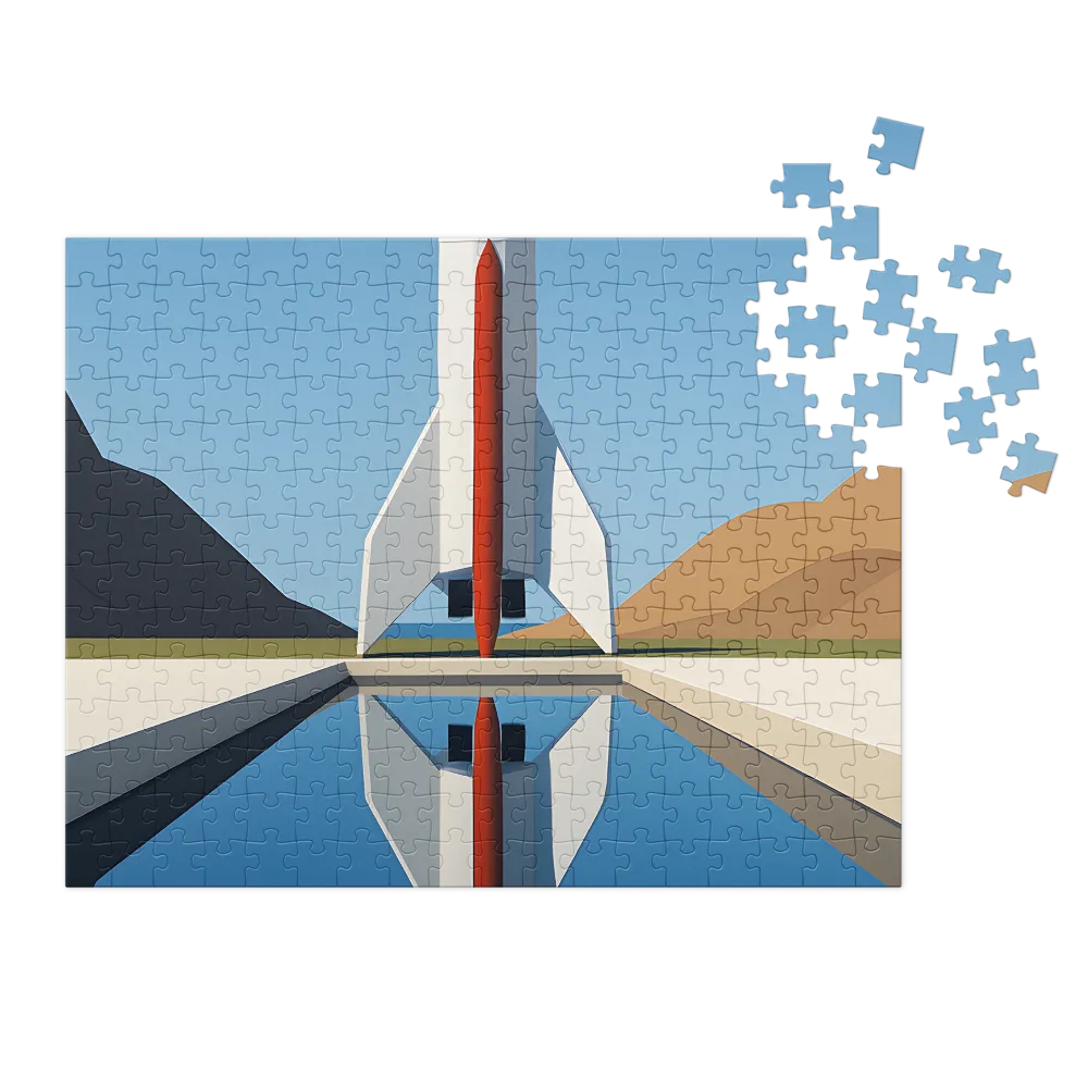 Serene Rocket Reflection