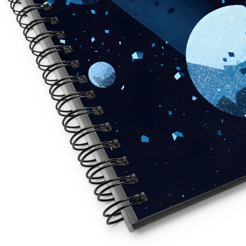 Cosmic Geometric Dance 
 Spiral Notebook | 140 pages