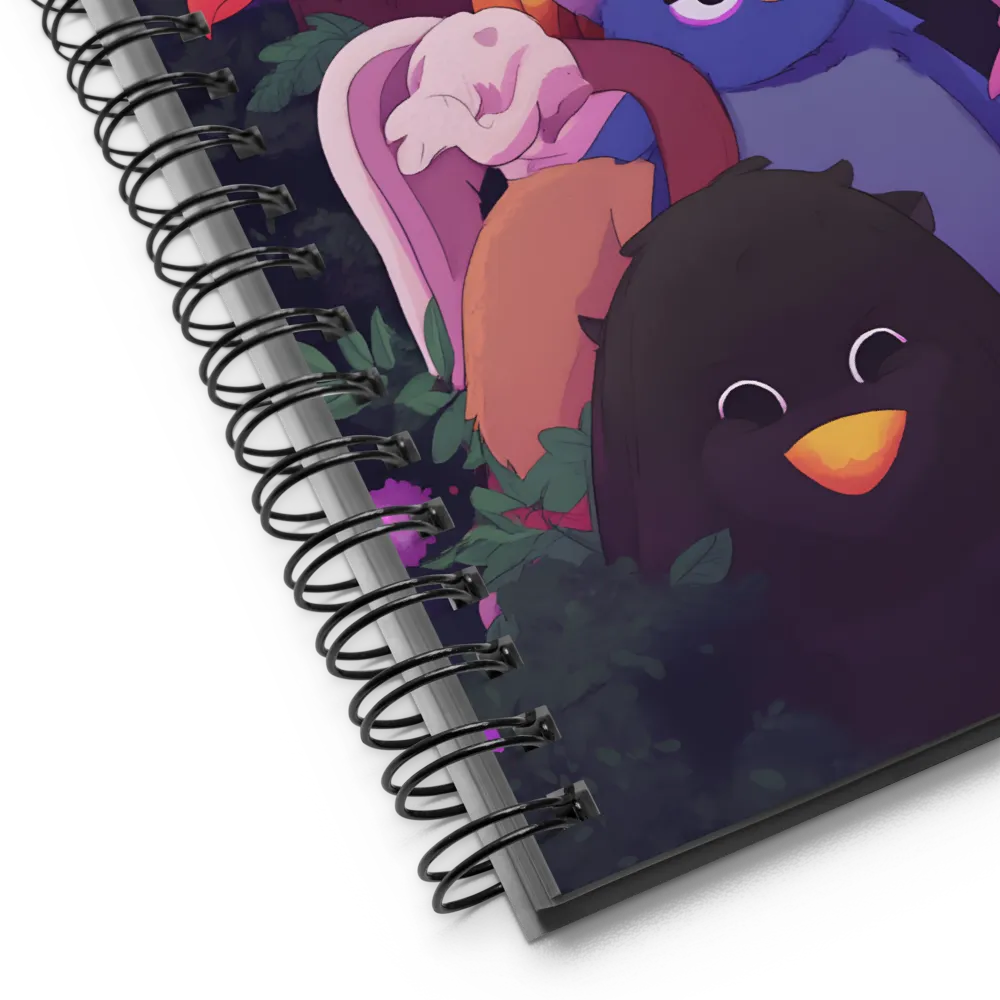 Whimsical Avian Gathering