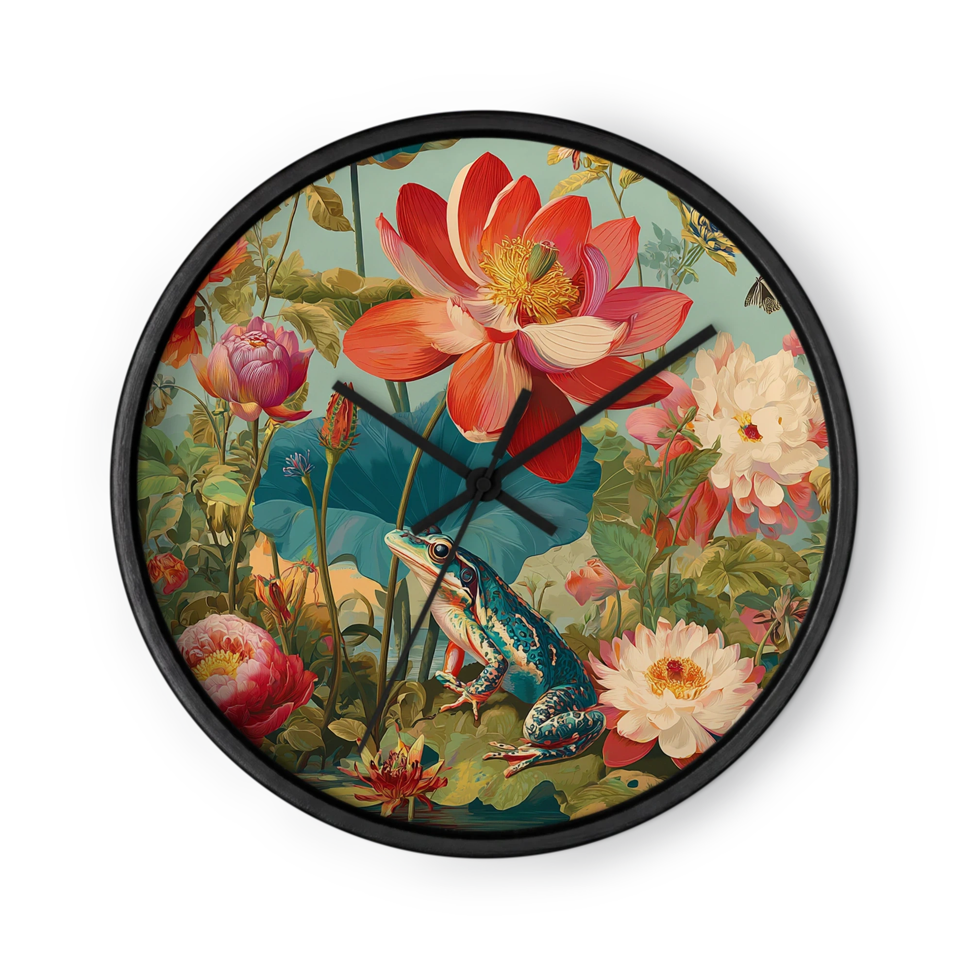 Frog in Lotus Pond