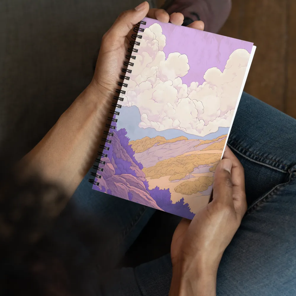 Lilac Mountain Dream 
 Spiral Notebook | 140 pages