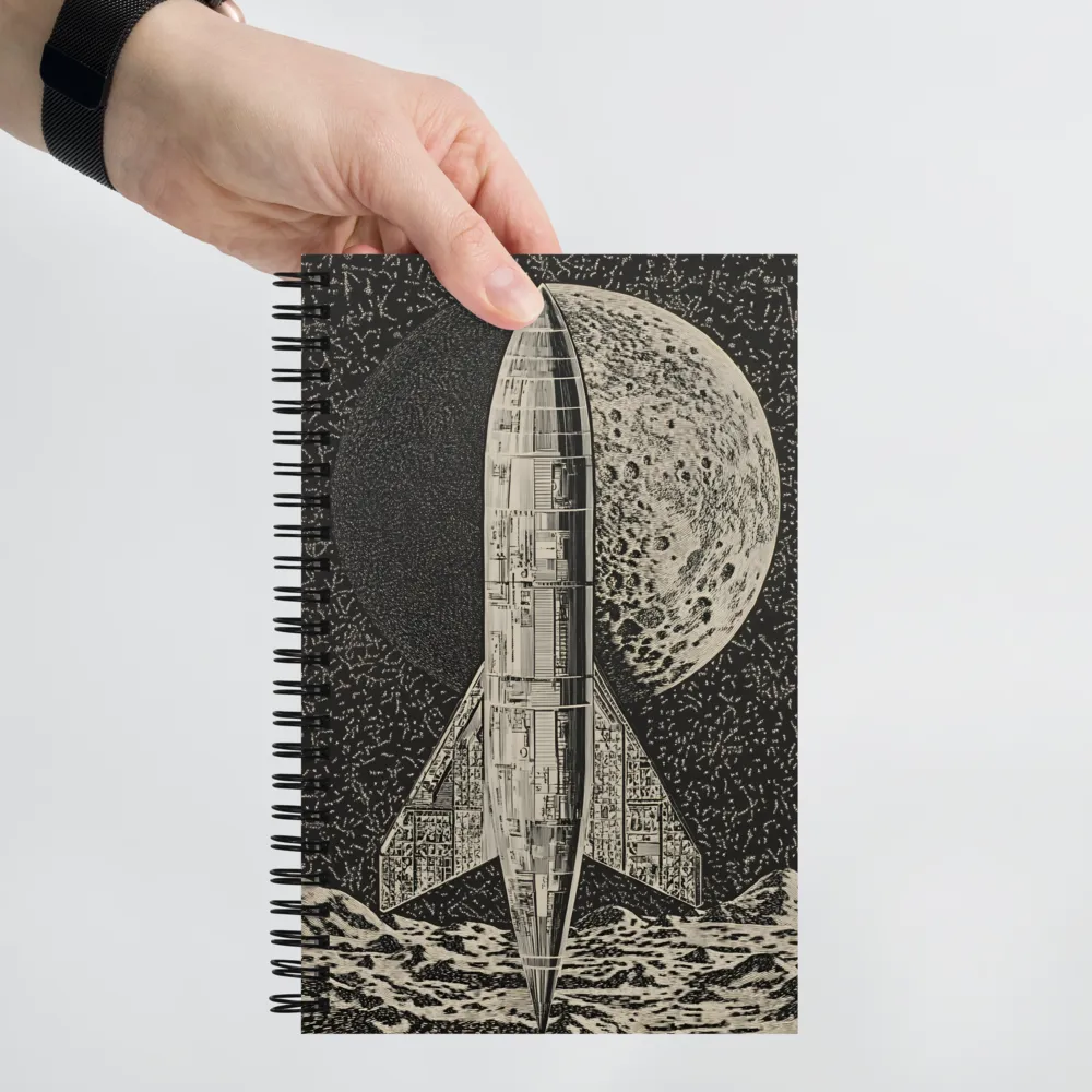 Lunar Ascent 
 Spiral Notebook | 140 pages