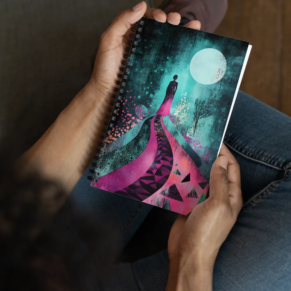 Path to the Moon 
 Spiral Notebook | 140 pages