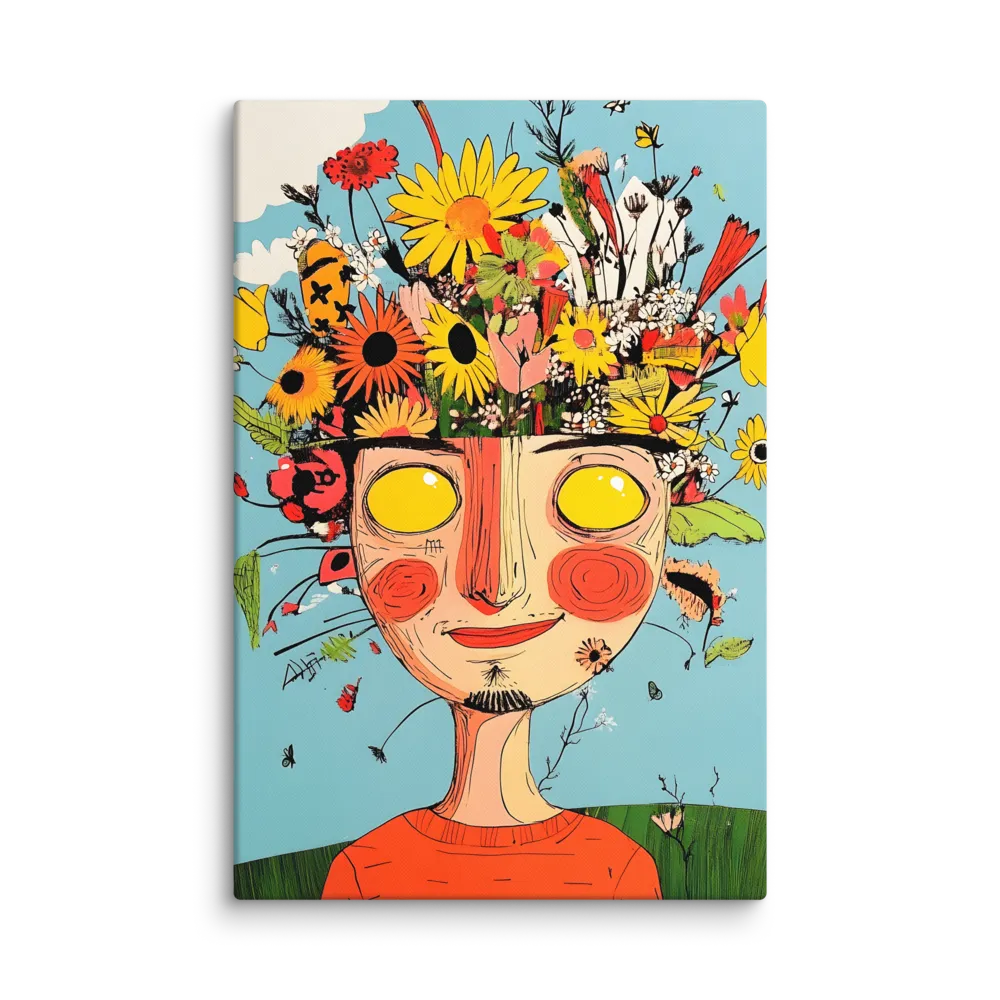 Floral Mind Bloom 
 Canvas | 32″x 48″