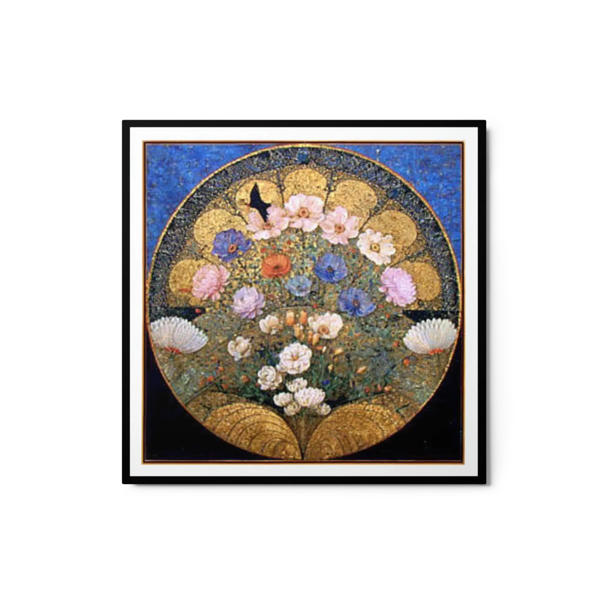 Golden Floral Vault | Art Print