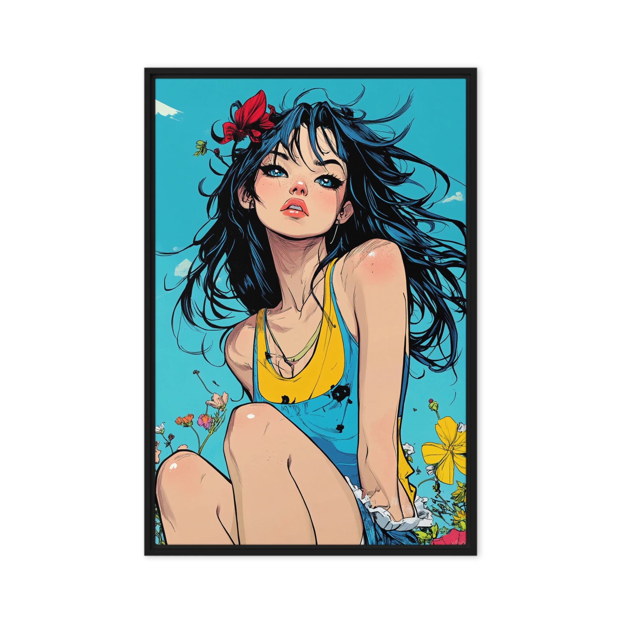 Summer Bloom Portrait | Art Print