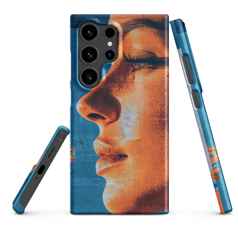 Modern Side Profile Portrait | Phone Case