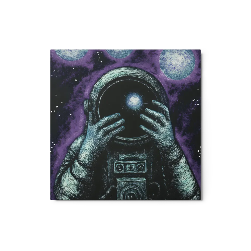 Cosmic Contemplation 
 Poster with Black Frame | 12″x 12″
