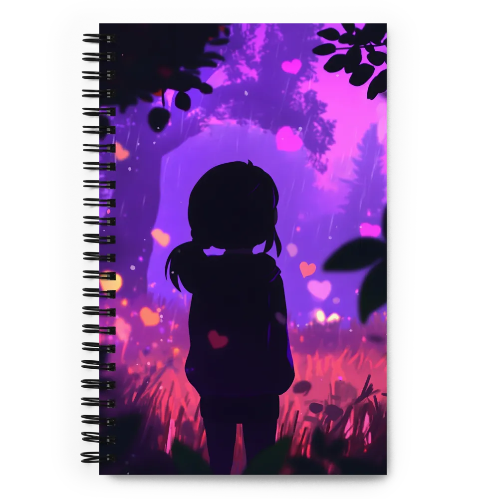 Whispers of the Heart Rain 
 Spiral Notebook | 140 pages