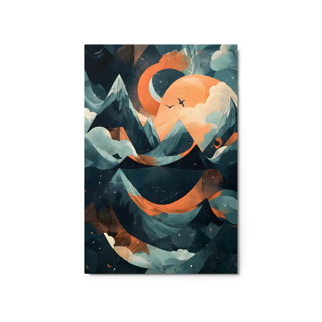 Celestial Mountainscape | Art Print