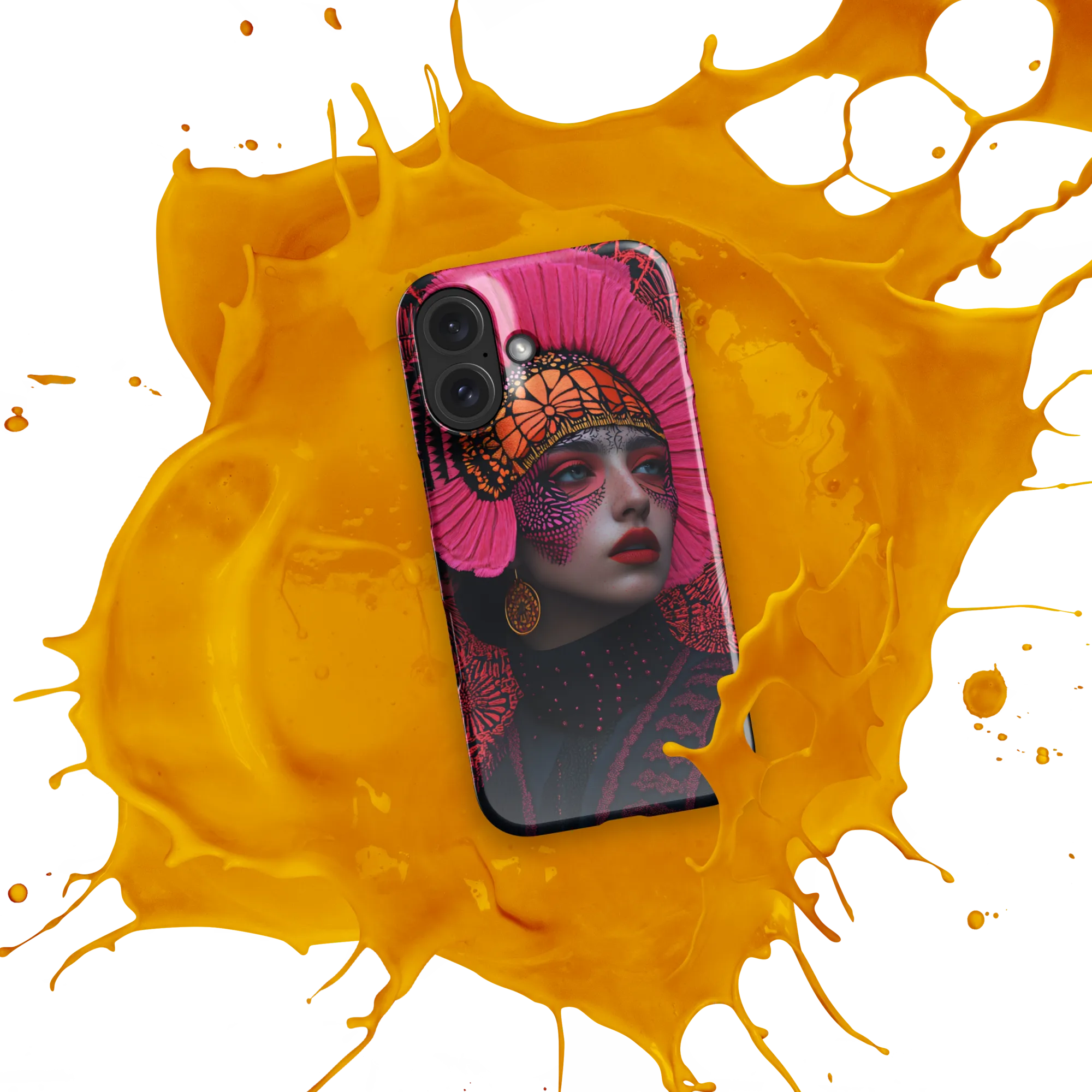 Ornate Tribal Gaze 
 iPhone 17 Pro | Snap Case