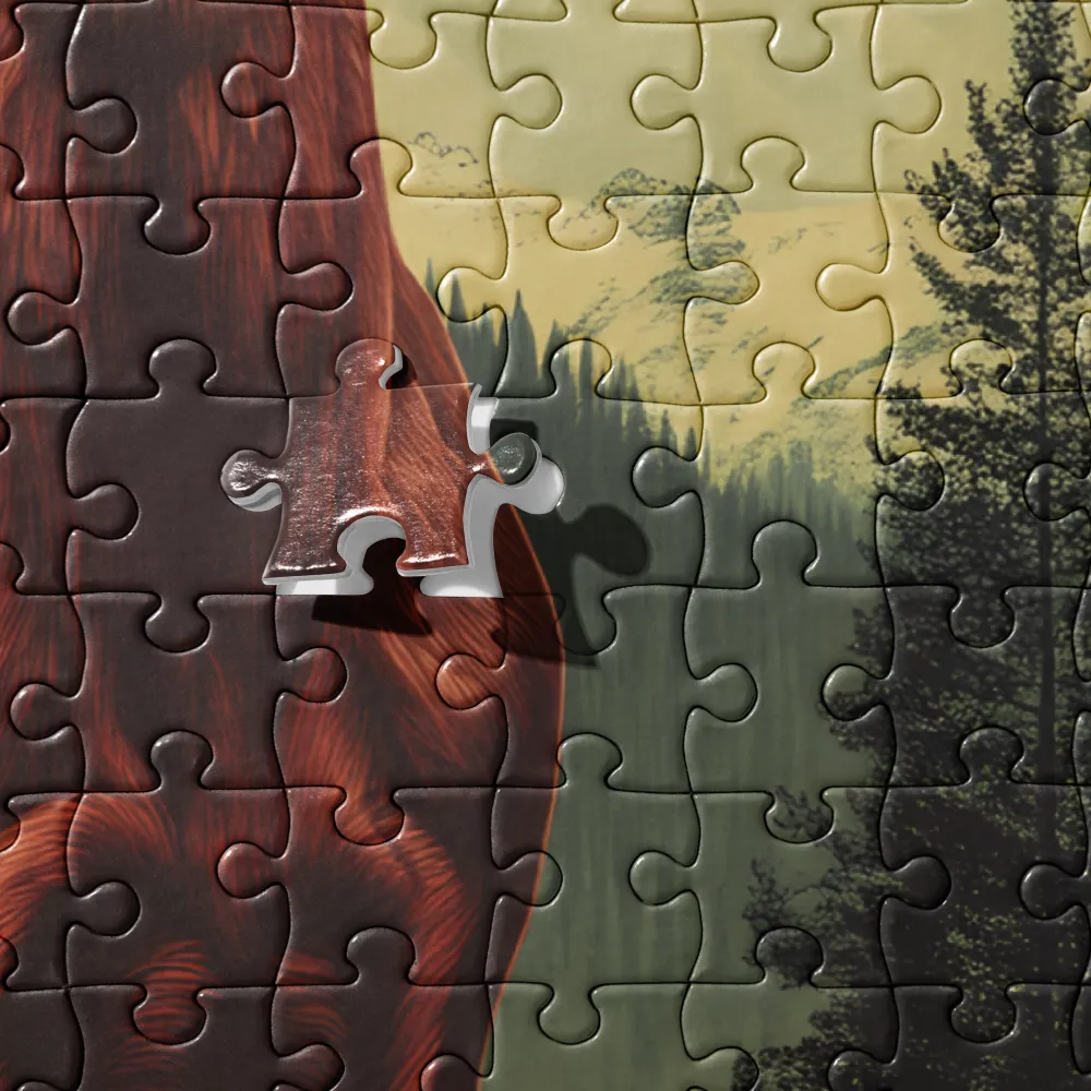 The Majestic Stag of the Mountains 
 Jigsaw Puzzle