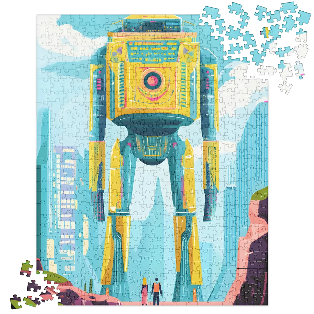 Colossus of Tomorrow 
 Jigsaw Puzzle in Tin Box