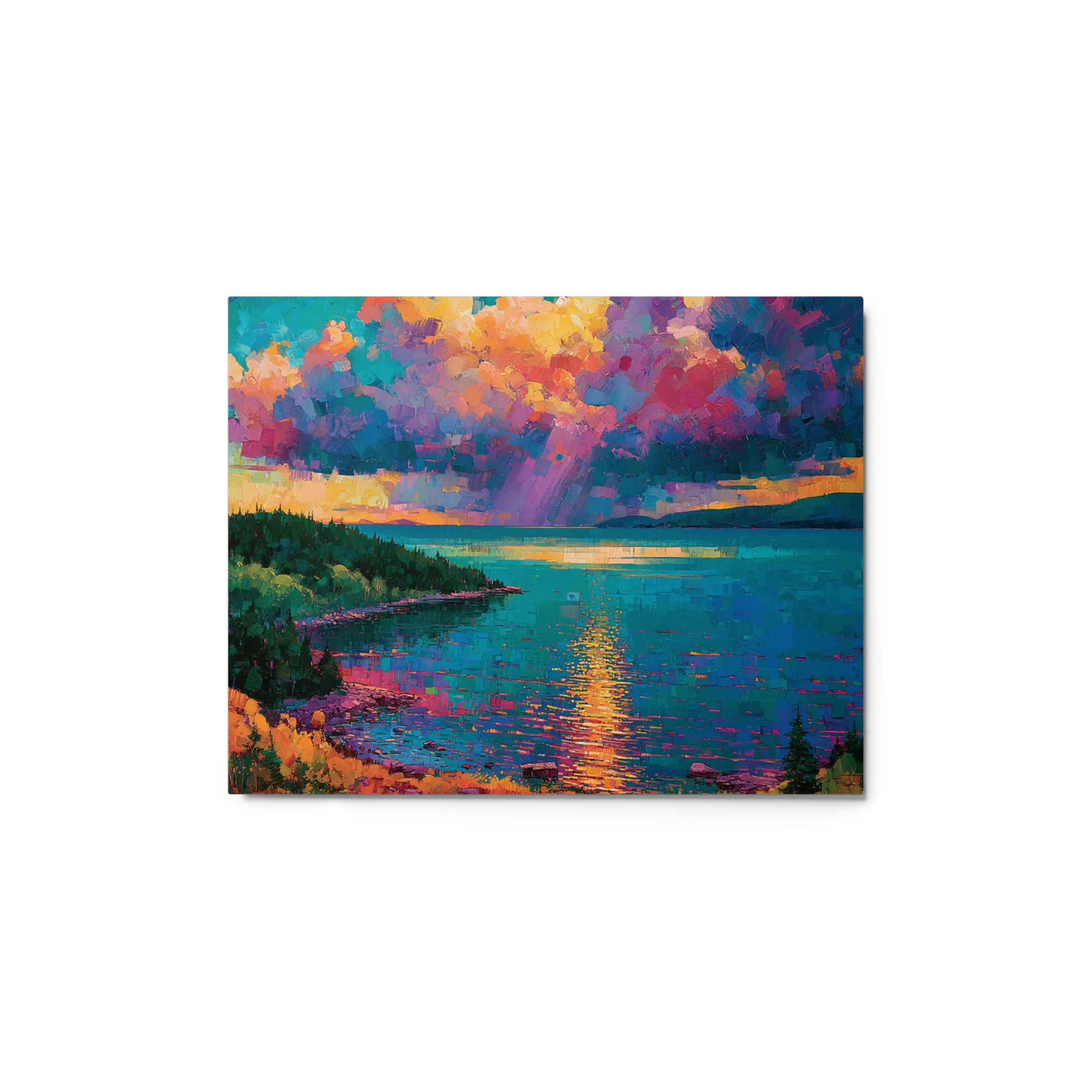 Sunset Over the Lake | Art Print