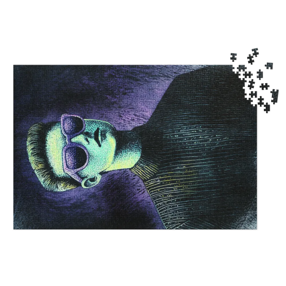 Retro Gaze 
 Jigsaw Puzzle in Tin Box