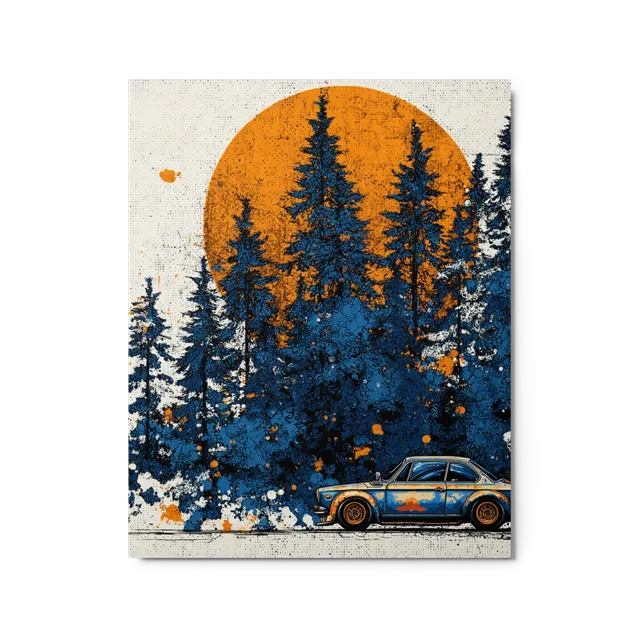 Sunset Forest Drive | Art Print