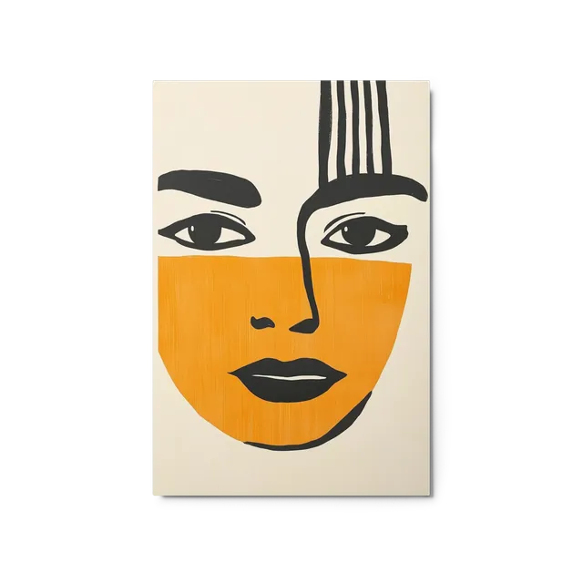 Color Block Portrait | Art Print