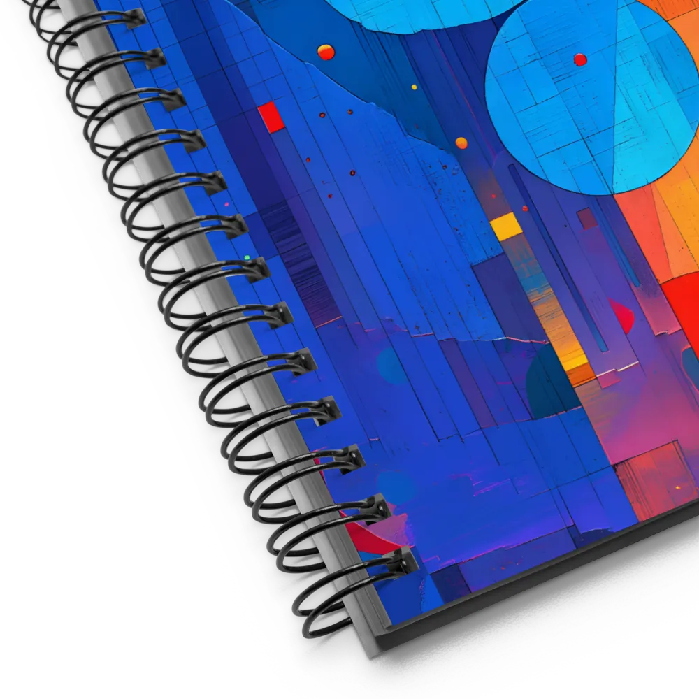 Cosmic Geometric Abstraction 
 Spiral Notebook | 140 pages