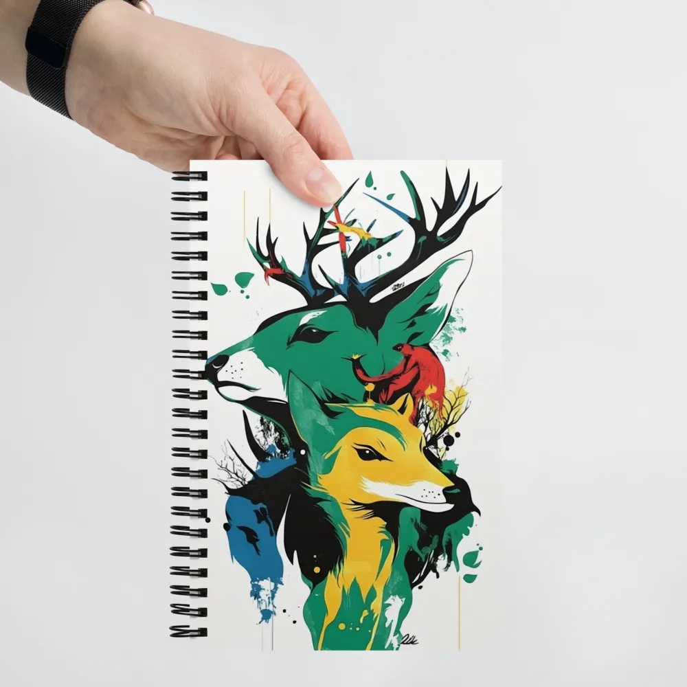 Forest Spirit Illustration 
 Spiral Notebook | 140 pages