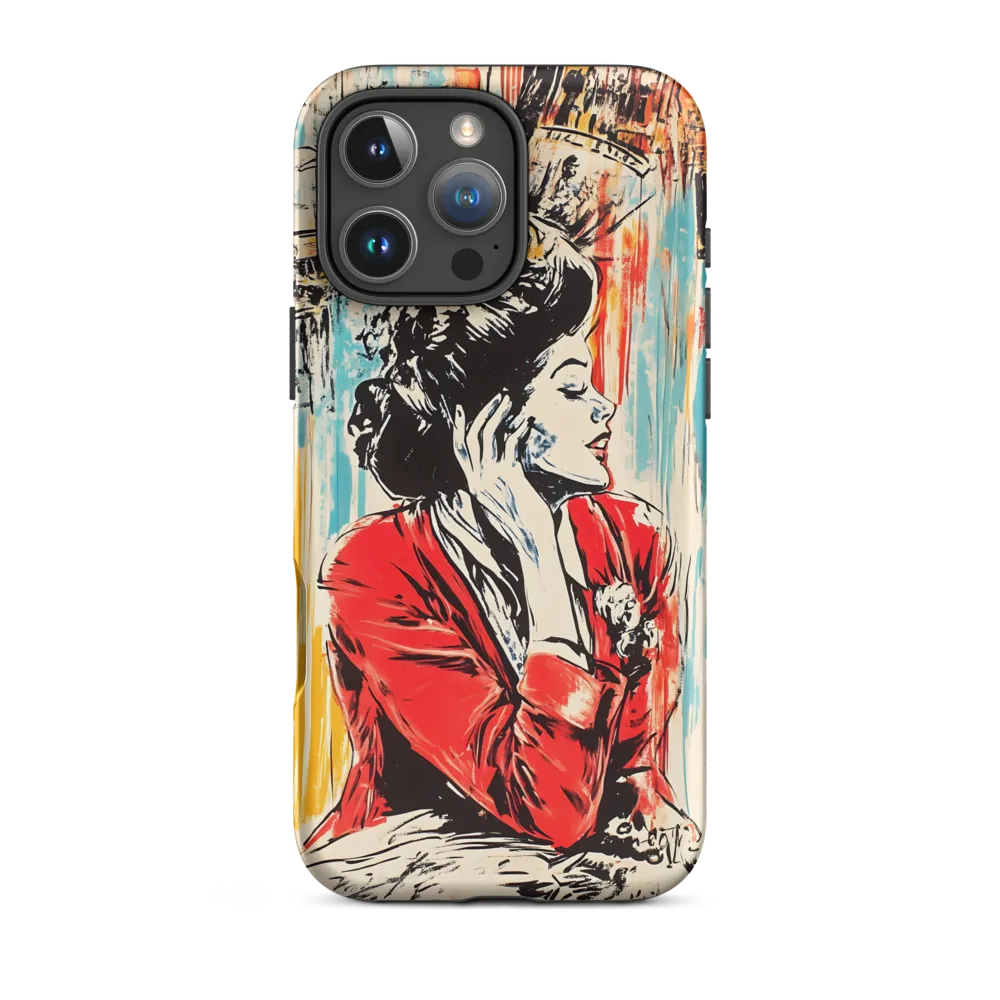 Pop Art Woman Portrait | Phone Case