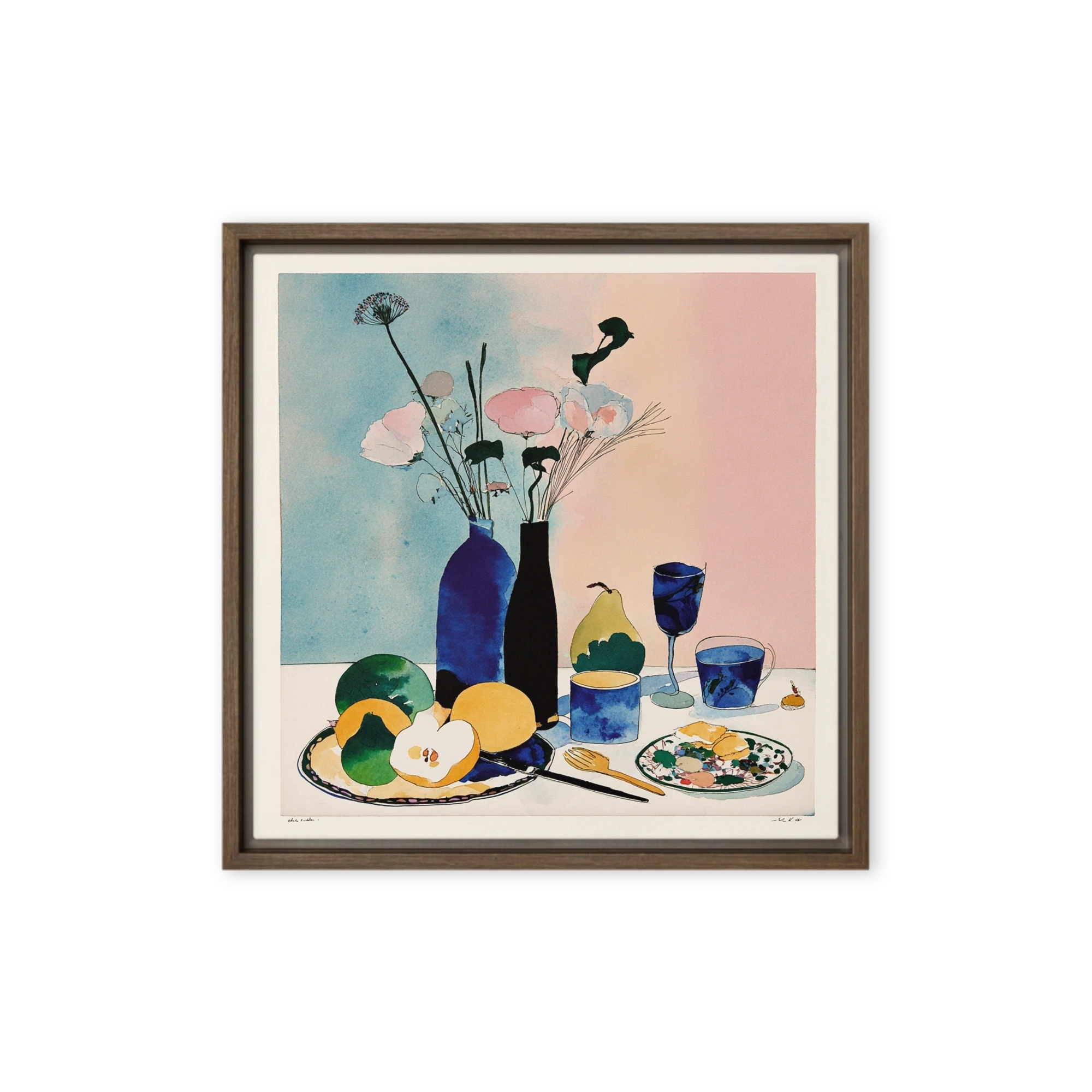 Floral and Fruit Still Life