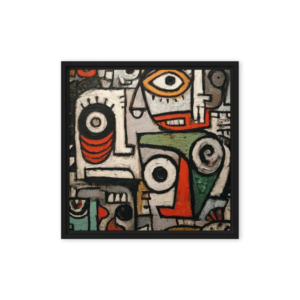 The Primal Mark of CoBrA — Sgraffito textured impasto