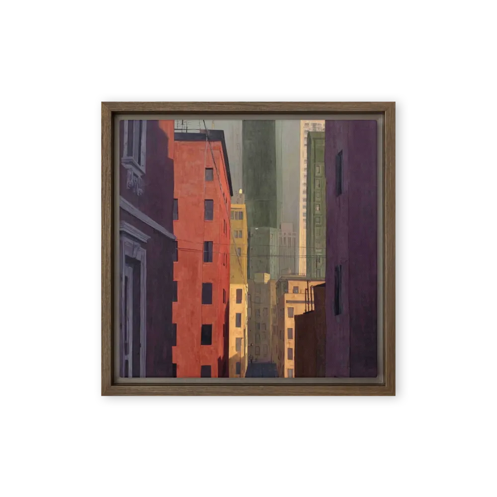 Shadows of the City 
 Canvas | 10″x 10″
