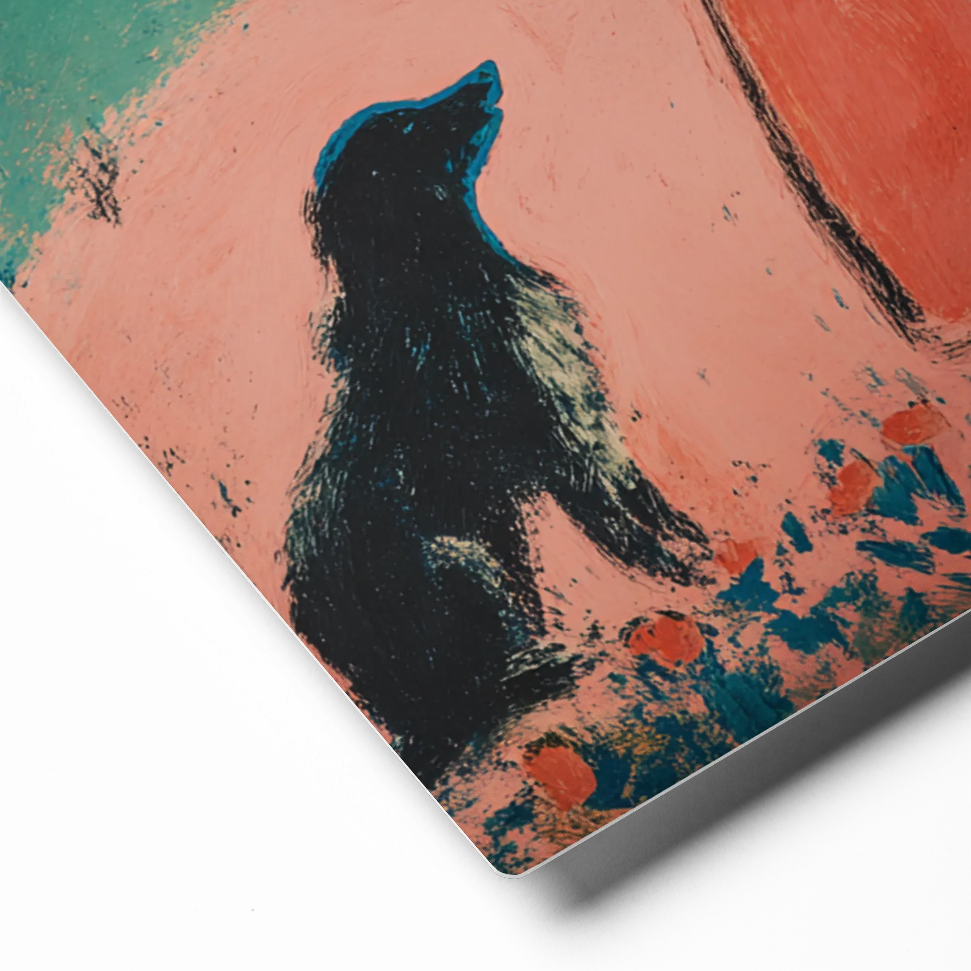 Companionship in a Peach Landscape | Art Print