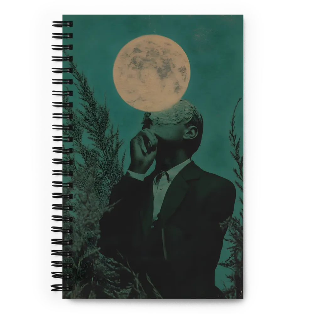 Lunar Silhouette 
 Spiral Notebook | 140 pages