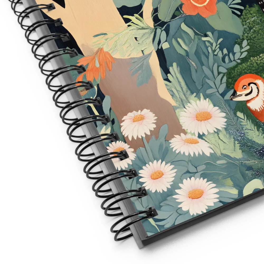 Enchanted Forest Tapestry 
 Spiral Notebook | 140 pages