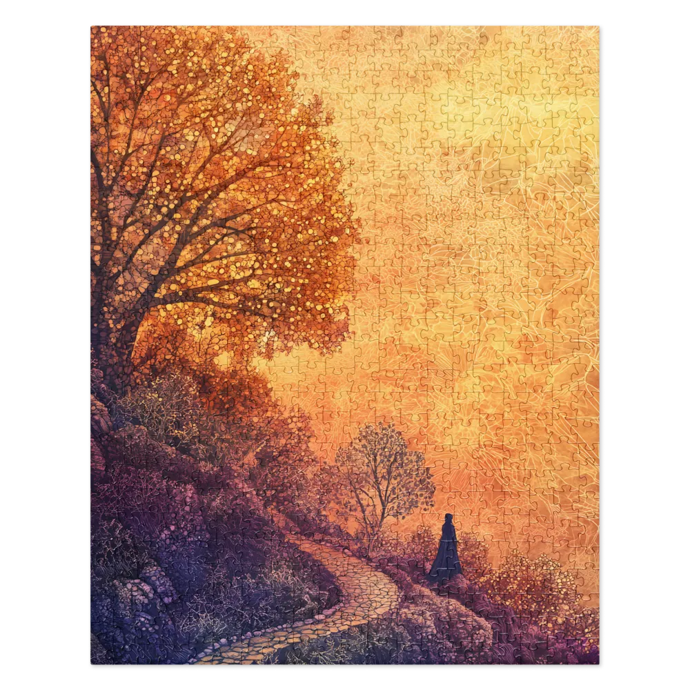 The Wanderer's Golden Path 
 Jigsaw Puzzle