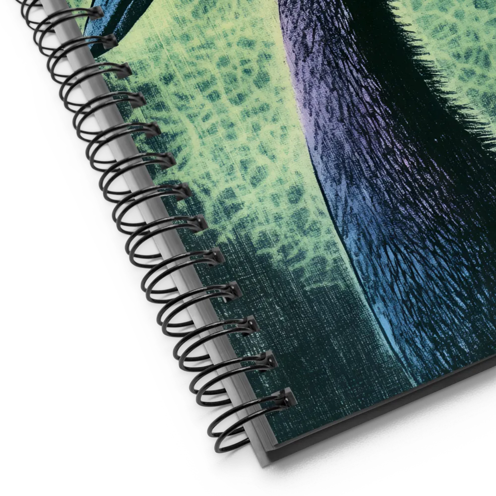 Enigmatic Bird Profile 
 Spiral Notebook | 140 pages