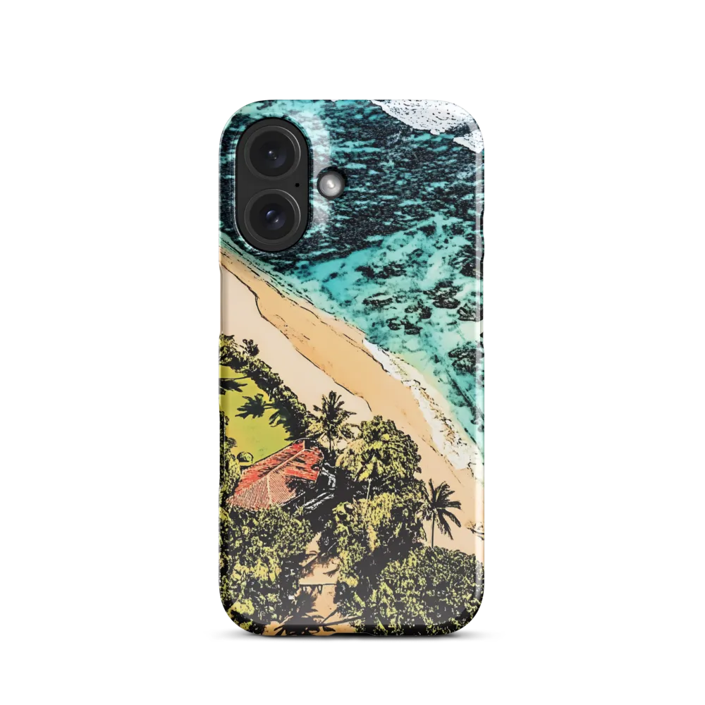 Tropical Shoreline Vista 
 iPhone 17 Pro Max | Tough Case
