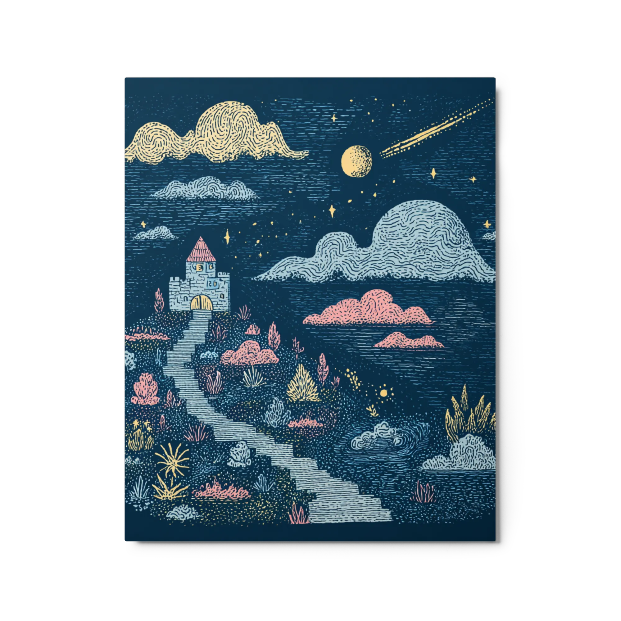 Moonlit Castle Journey