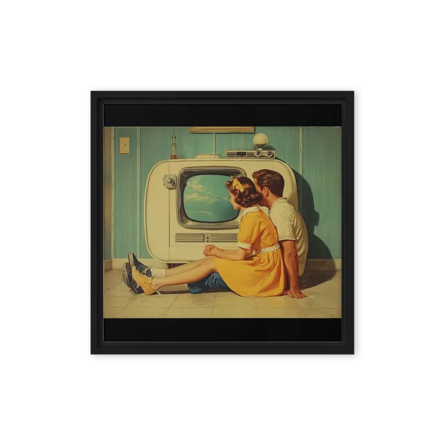 Nostalgic Evening Viewing | Art Print