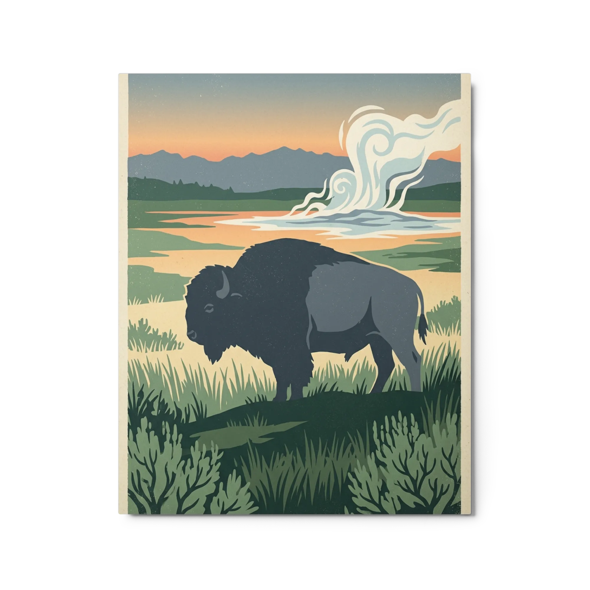 Wilderness Bison Geyser