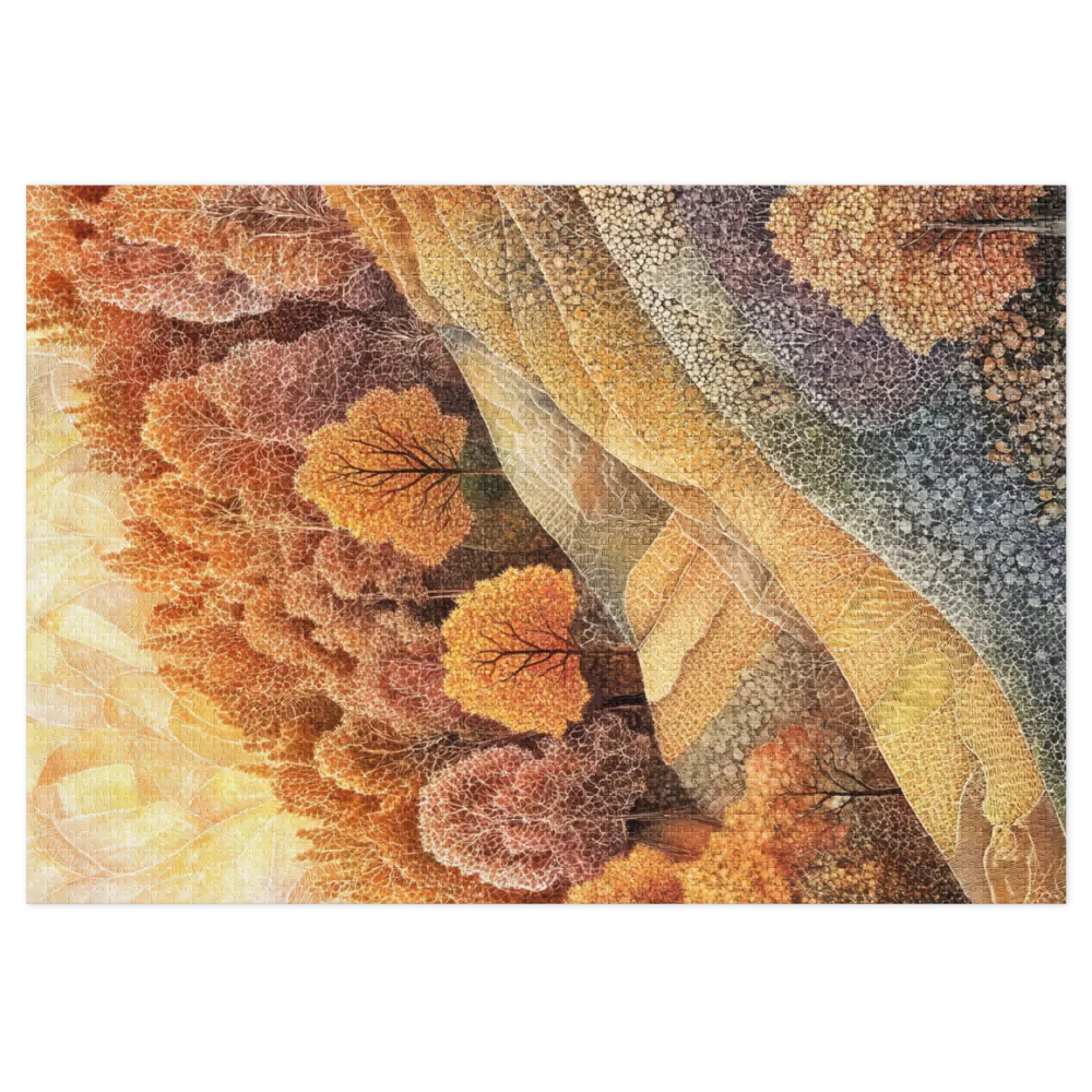 Autumn Landscape with Trees | Jigsaw Puzzle (252/520 pieces)