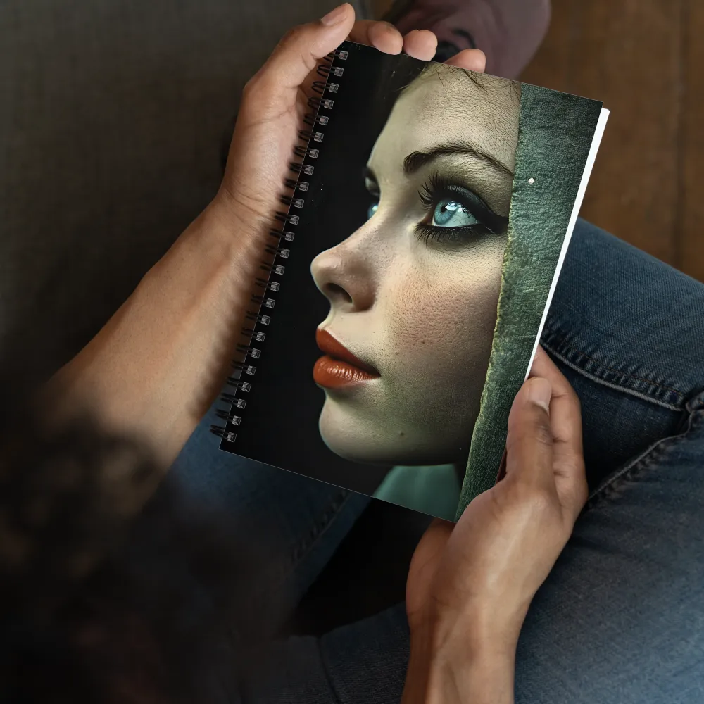 Enigmatic Gaze 
 Spiral Notebook | 140 pages