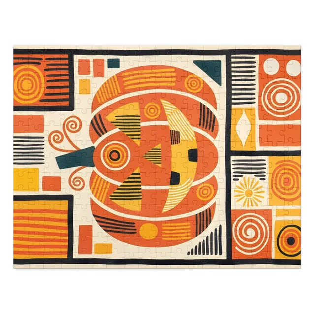 Mid-Century Jack-o'-Lantern | Jigsaw Puzzles