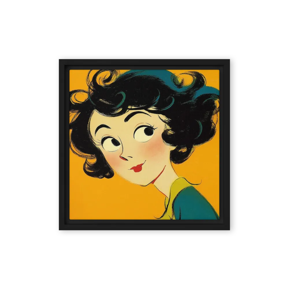 Chic Retro Portrait | Art Print