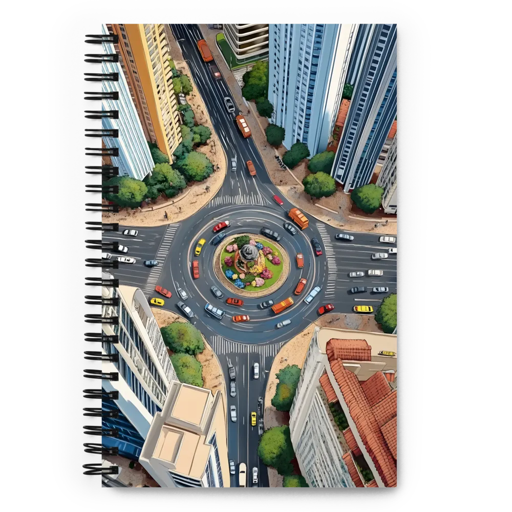 Urban Symphony: Aerial Vision of City Life