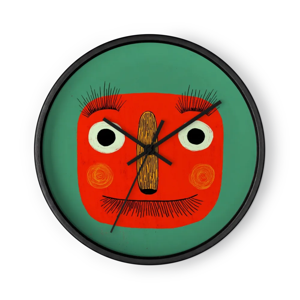 The Red Character | Wall Clock