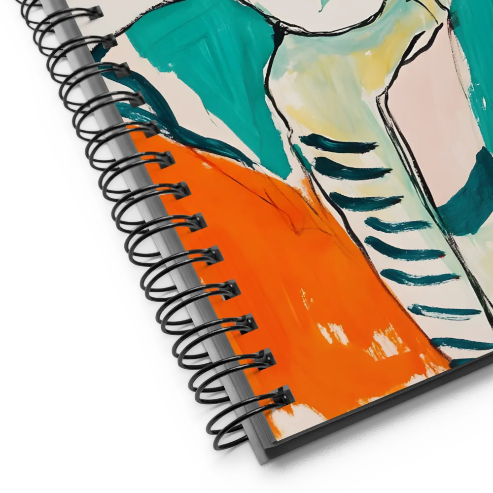 Expressive Pop Art Portrait 
 Spiral Notebook | 140 pages