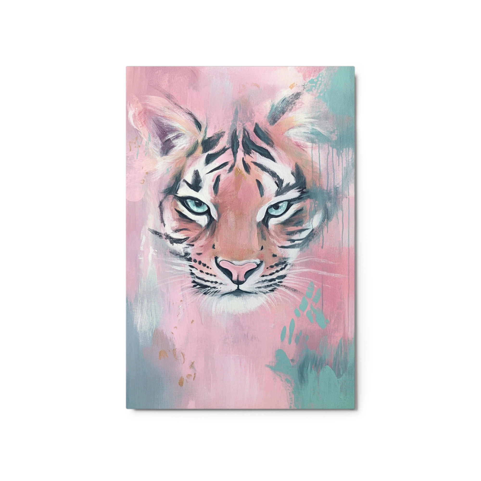 Tiger Face Acrylic Art