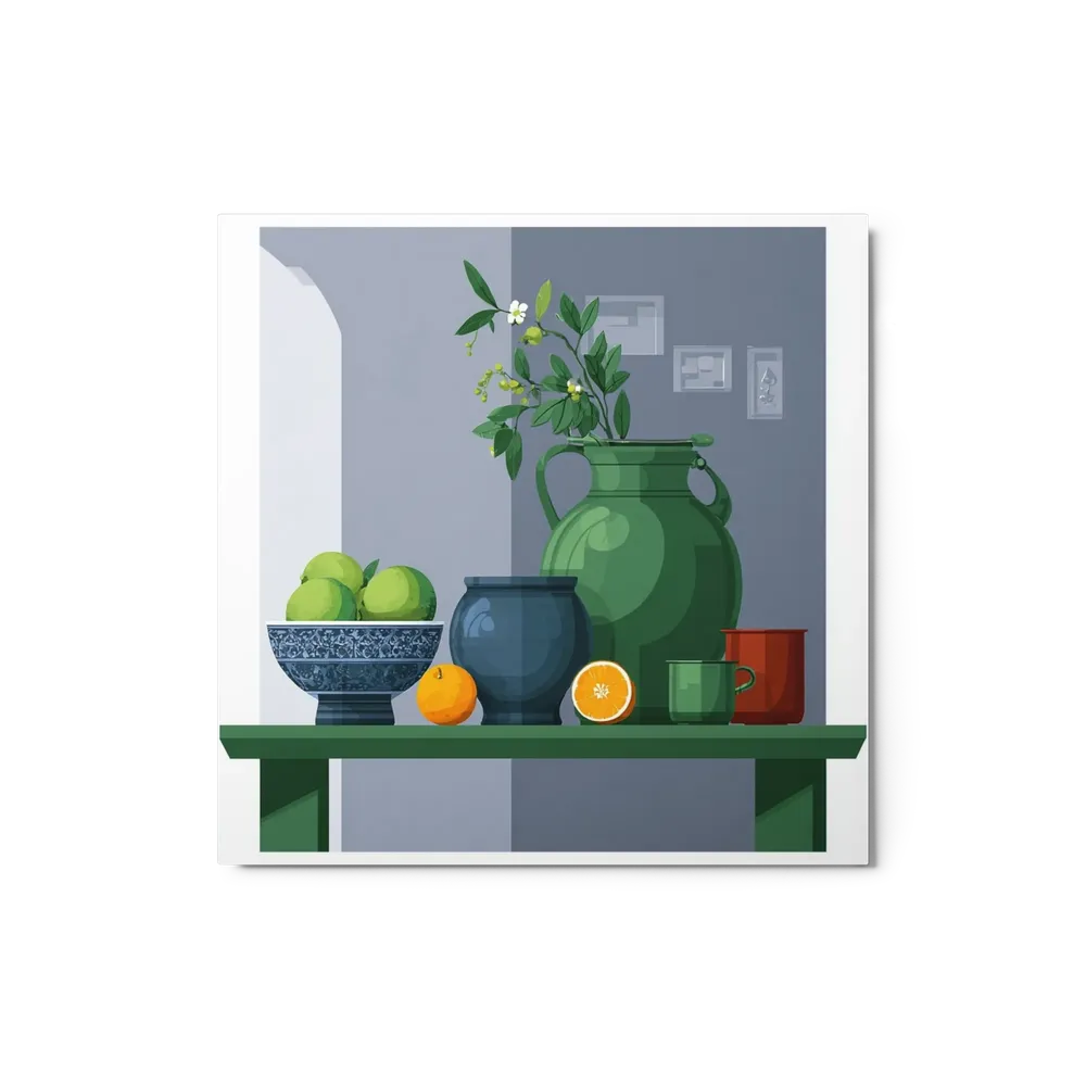 Citrus and Ceramic Still Life | Art Print
