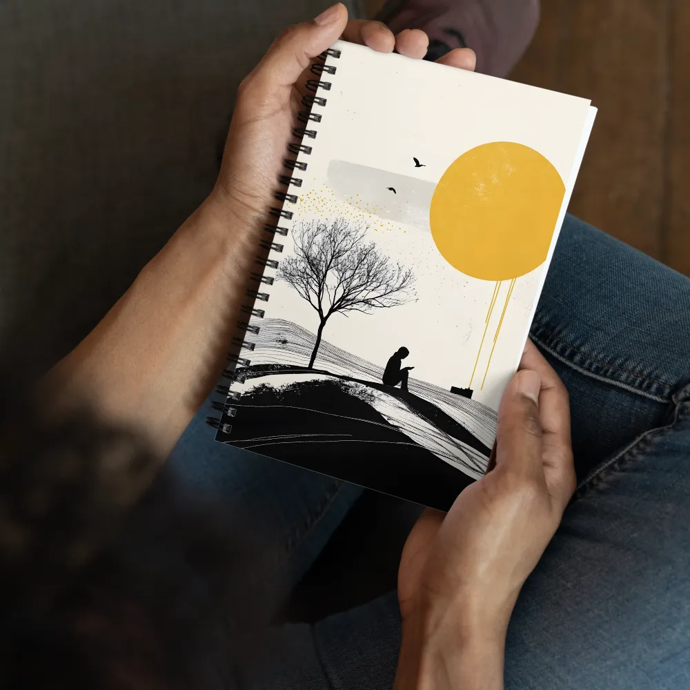 Contemplative Horizon 
 Spiral Notebook | 140 pages